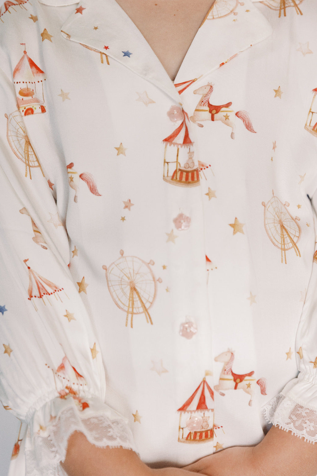 Royal Carnival Shirt Dress Sleepwear for Girls